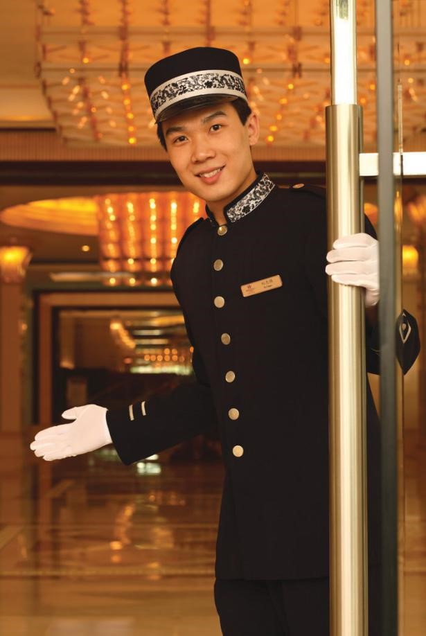 酒店大堂門童服裝
