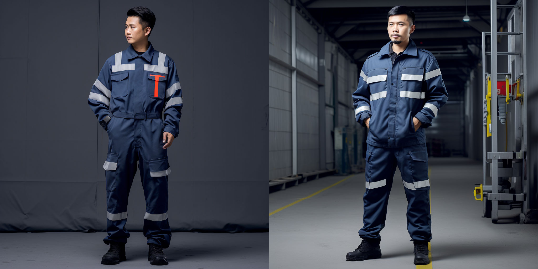 工作服夜間反光設(shè)計(jì)