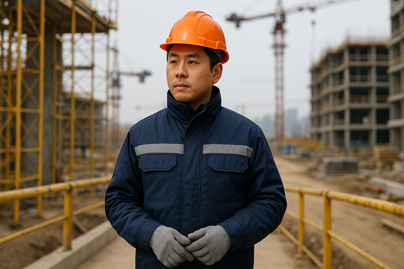 施工現(xiàn)場(chǎng)秋冬兩用工裝 - 大連思戴爾服飾
